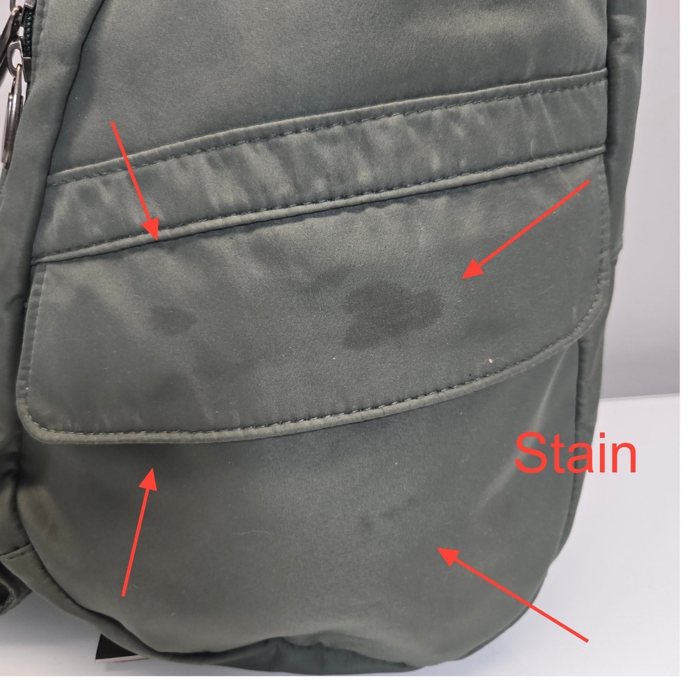 Ameribag Sling Crossbody Medium Heathy Back Olive Green Nylon Gorpcore Utility‎ - Picture 4 of 7